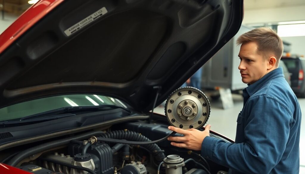 Замена ролика натяжителя ремня ГРМ - иллюстрация