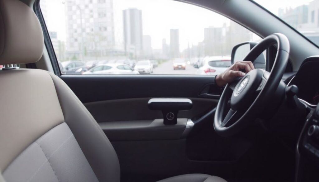 Сравнение удобства подлокотников для водителя и пассажиров - иллюстрация