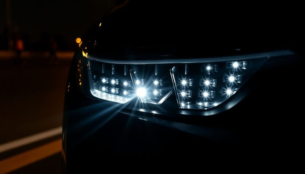 Как работает система автоматического переключения дальнего света на ближний - иллюстрация